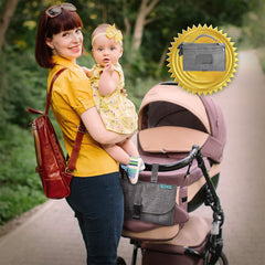 Portable Diaper Changing Pad with Wet Wipe Bag