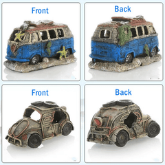 Simulation Car Decoration for Fish Tank Landscaping