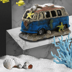 Simulation Car Decoration for Fish Tank Landscaping
