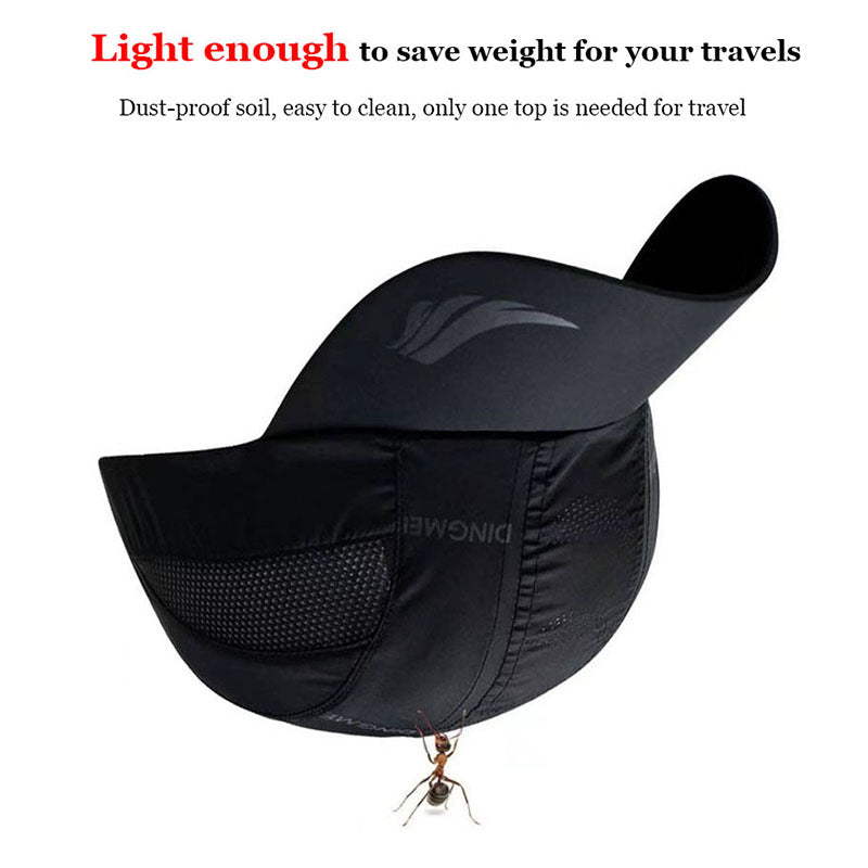 Adjustable Unisex Running Baseball Cap Quick Drying Sun Hat