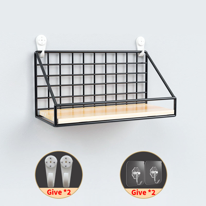 Wall Mounted Bathroom Shelves Punch Corner Storage Rack Shower Shelves