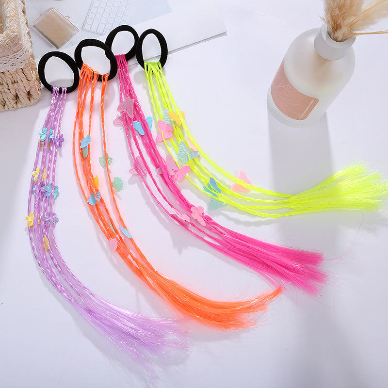Children's Colorful Wig Headdress for Girls