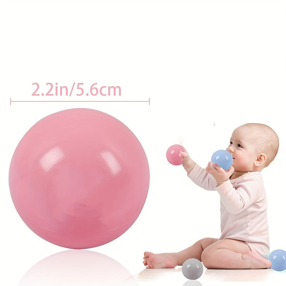 Soft Plastic Ocean Ball Pit Balls for Kids Baby Pool Water Toys