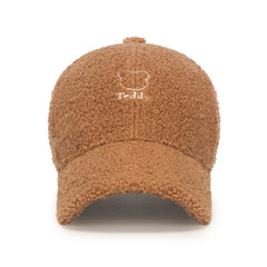 Fashionable Lamb Wool Baseball Cap Autumn Winter Hat Men Women