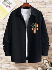 Ghost Face & Various Men's Casual Button Up Shirt