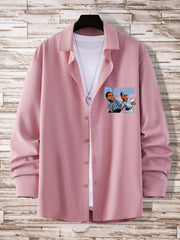 Ghost Face & Various Men's Casual Button Up Shirt