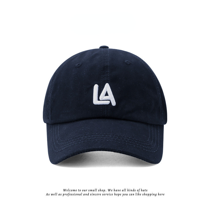 LA Embroidery Baseball Cap Unisex Dad Hats Adjustable Sun Hat for Women