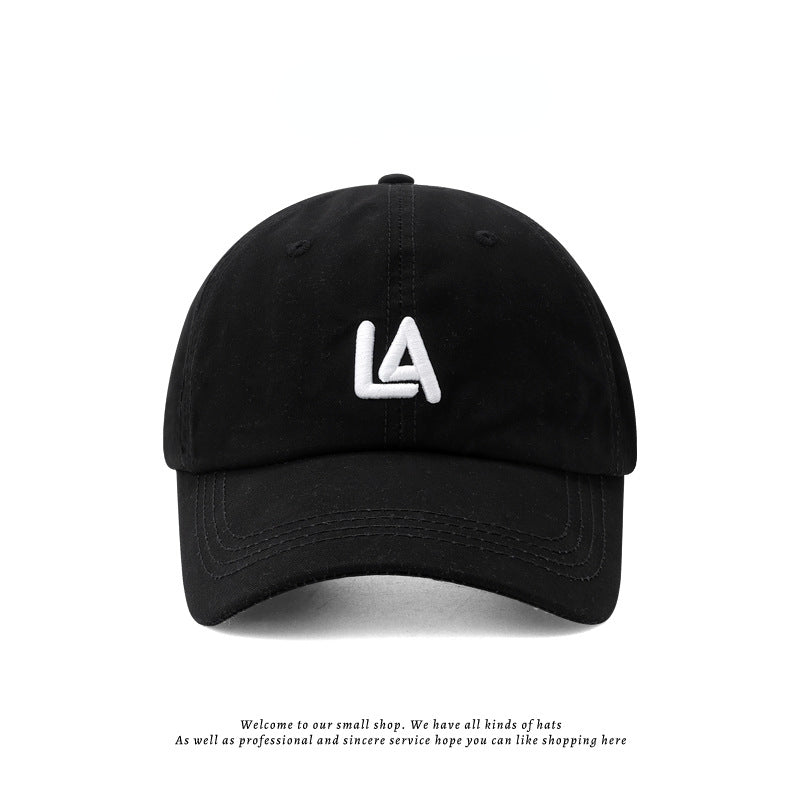 LA Embroidery Baseball Cap Unisex Dad Hats Adjustable Sun Hat for Women