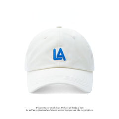 LA Embroidery Baseball Cap Unisex Dad Hats Adjustable Sun Hat for Women