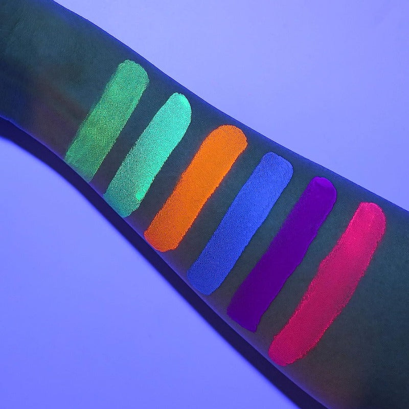 UV Water Activated Eyeliner Neon Light Glow In The Dark Face Body Paint