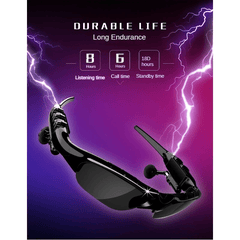 Men's Wireless Glasses Music Calling Smart Earphones Sunglasses