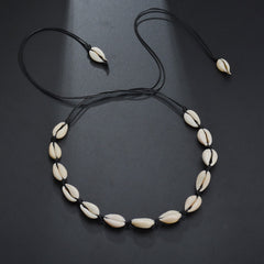 Ocean Style Shell Braided Bracelet Hawaii Beach Necklace