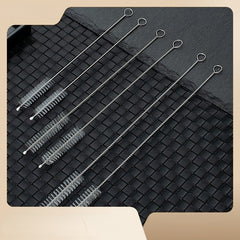 6pcs Water Cup Straw Brush Set, Lotus Root Hole Cleaning Bristle Brush