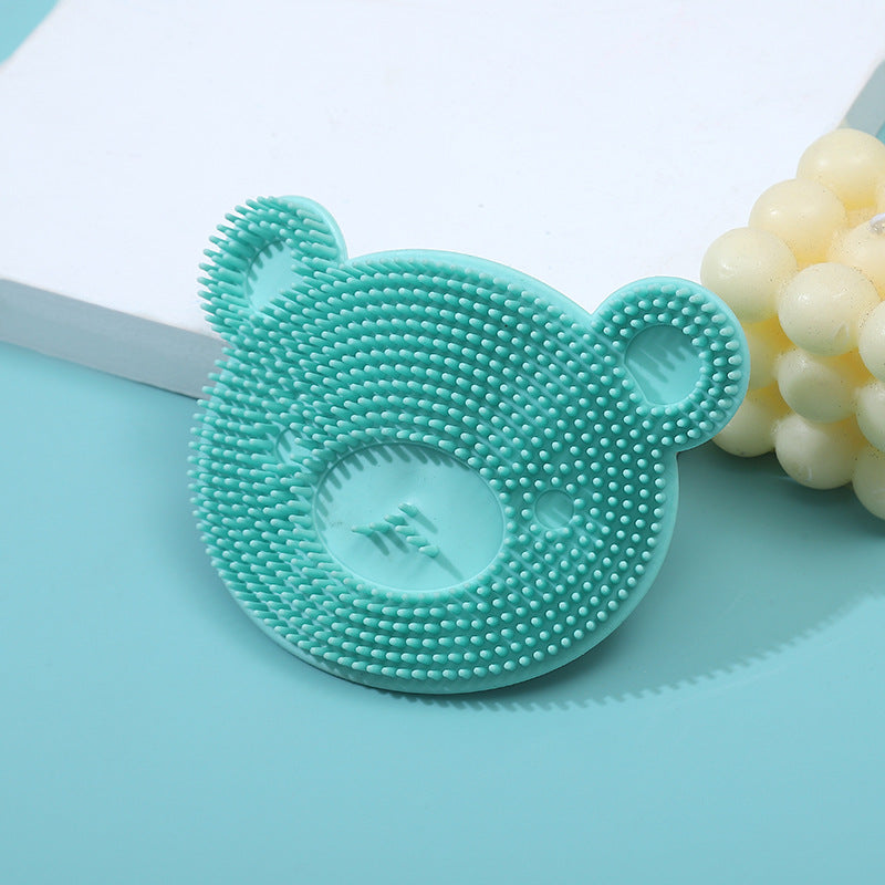 Baby Shampoo Brush Silicone Bath Massager