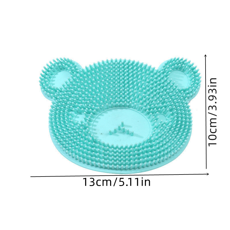 Baby Shampoo Brush Silicone Bath Massager