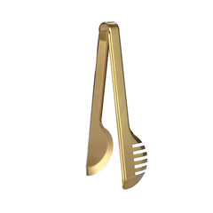 Stainless Steel Golden BBQ Food Tongs for Grilling
