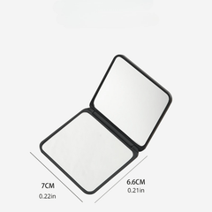 Star Pattern Square Folding Mirror Double Side Compact Mirror
