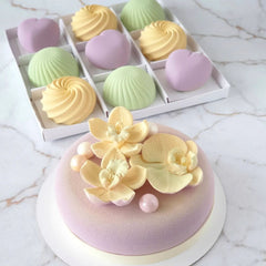 3D Butterfly Orchid Silicone Mold Cake Decorating Tool