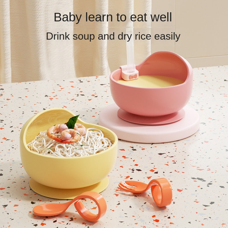 3pcs Baby Bowl With Suction Cup For Self-feeding