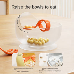 3pcs Baby Bowl With Suction Cup For Self-feeding