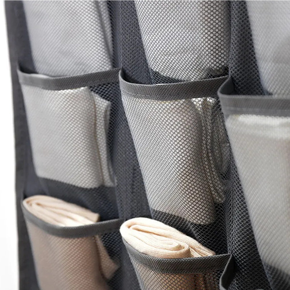 Double Sided Hanging Underwear Organizer Mesh Grid Bra Storage Bag