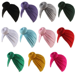 Vintage Donut Candy Turban Cap Head Wrap Beanie