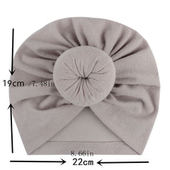 Vintage Donut Candy Turban Cap Head Wrap Beanie