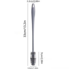 Long Handled Silicone Cleaning Brush for Bottles, Tea Pot, Glass Cup