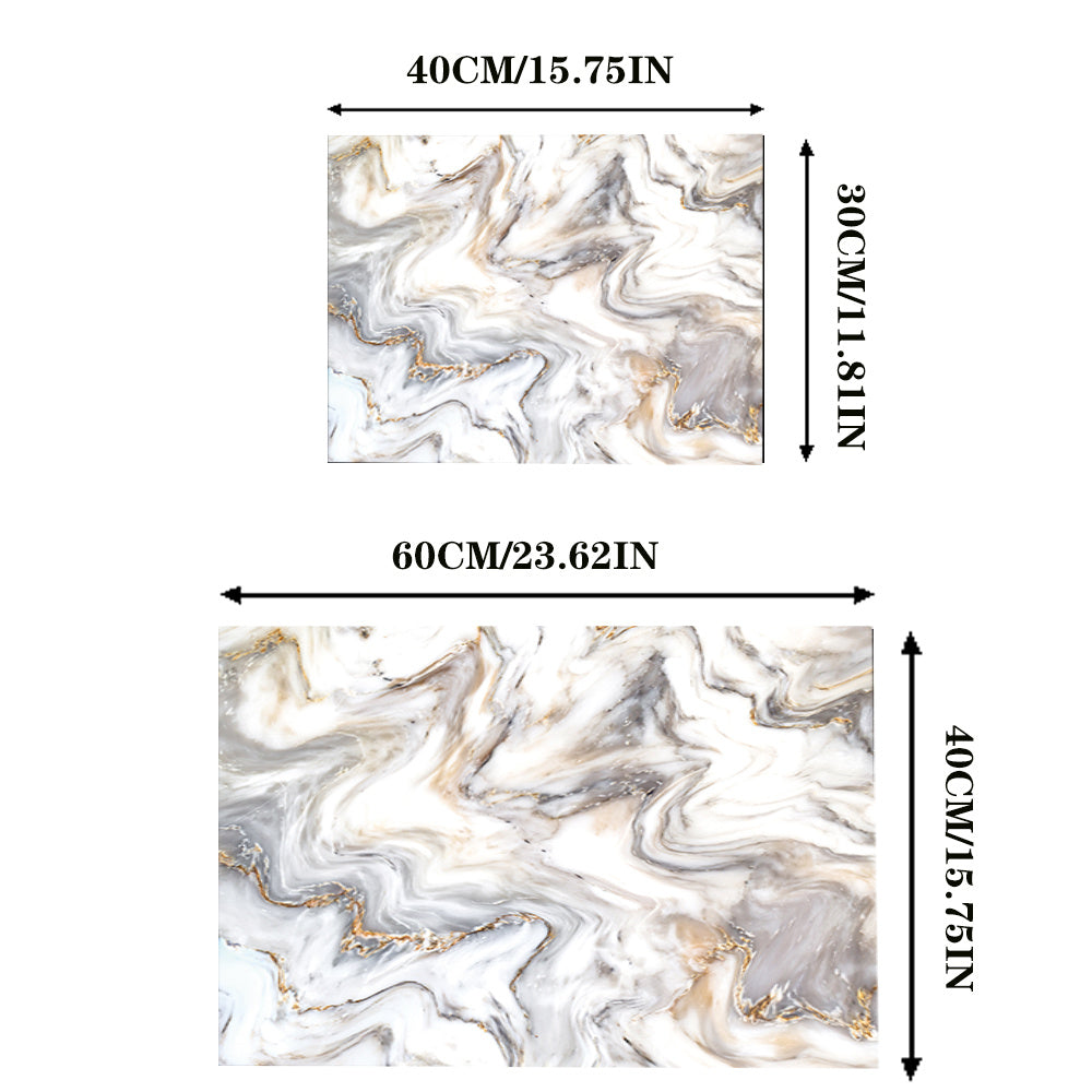 Quick Drying Marbling Pattern Coffee Dish Pad 11.81 x 15.75 Inches