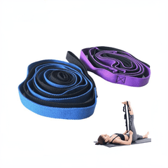 Yoga 8 Loops Stretching Band for Home Gym Workout