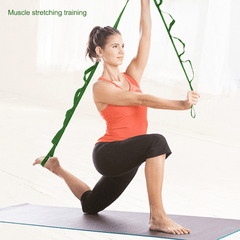 Yoga 8 Loops Stretching Band for Home Gym Workout