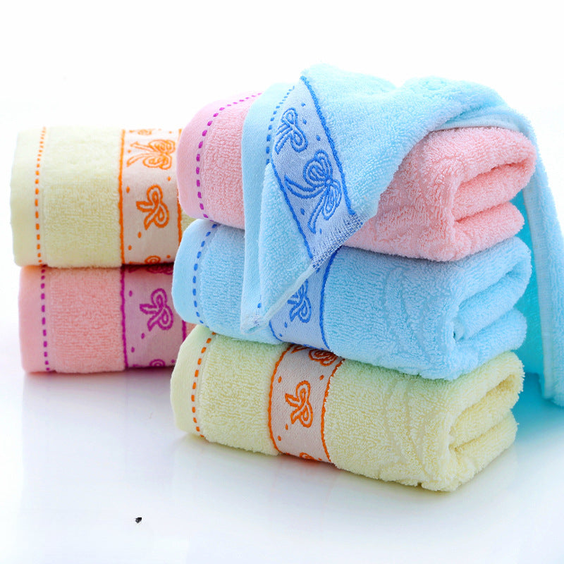 Embroidered Hand Towel Soft Skin-friendly Face Towel Absorbent Towel