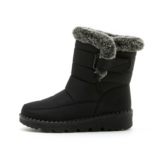 Women's Winter Fleece Snow Boots Fur Lined Warm Ankle Boots