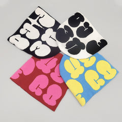 Fashionable Ear Protection Sport Beanie Hat With Printing