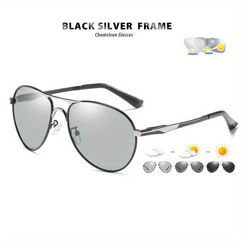 Photochromic Polarized Sunglasses for Driving UV400