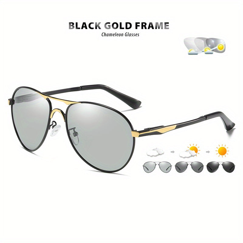 Photochromic Polarized Sunglasses for Driving UV400