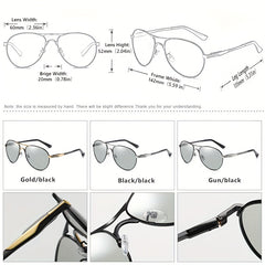 Photochromic Polarized Sunglasses for Driving UV400