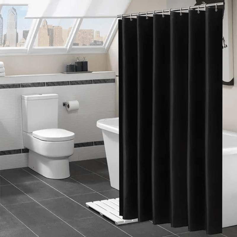 Peva Plain Thickened Bath Curtain Waterproof Shower Curtain