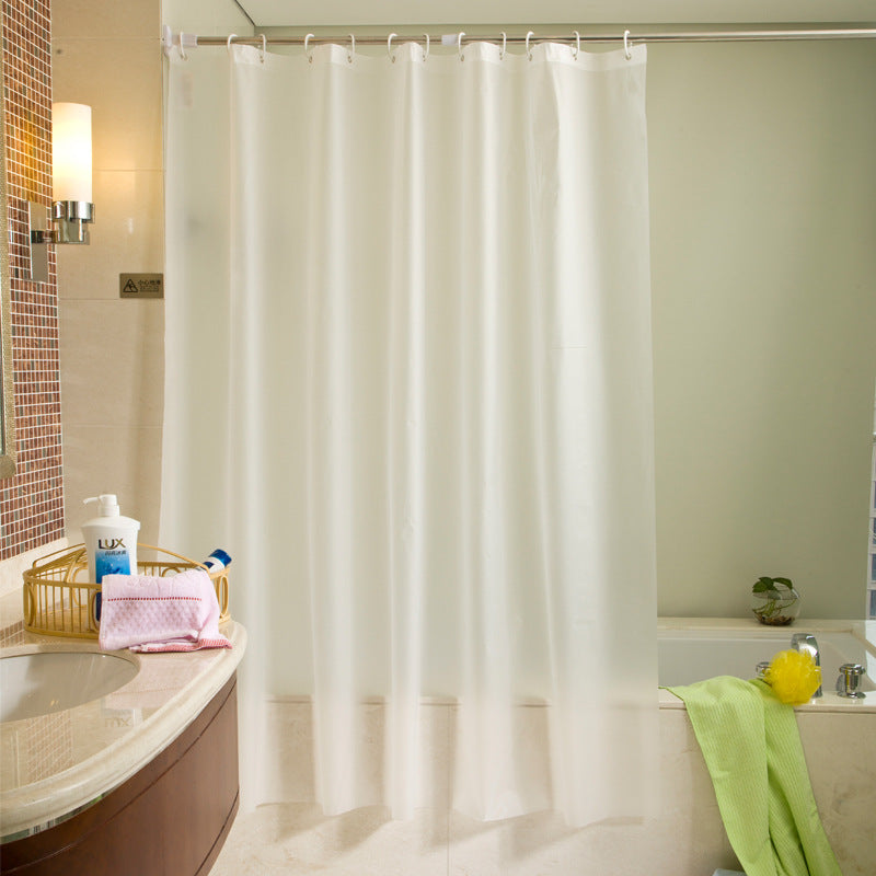 Peva Plain Thickened Bath Curtain Waterproof Shower Curtain