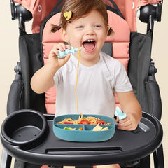 Universal Stroller Tray & Cup Holder 2-in-1 Snacks Non-Slip Clip