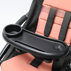 Universal Stroller Tray & Cup Holder 2-in-1 Snacks Non-Slip Clip