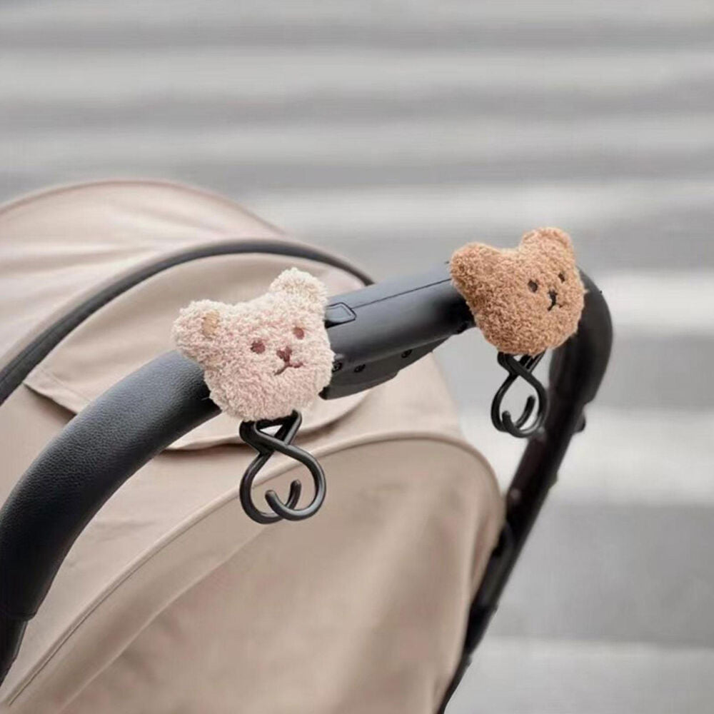 Stroller Hook Bear Baby Stroller Hook Shopping Bag Clip