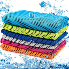 Cooling Microfiber Towel for Athletes Gym Yoga Fitness and More