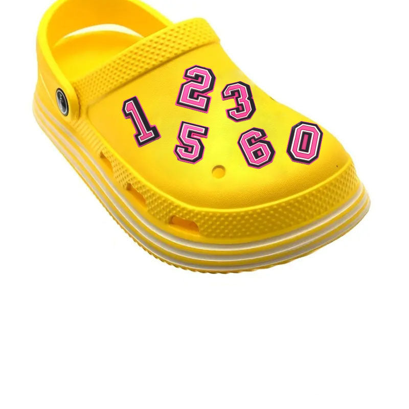 11pcs Alphabet Shoe Charms PVC DIY Accessories for Party Favors