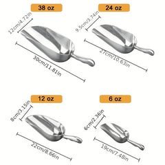Aluminum Alloy Ice Scoop Kitchen Shovel Tea Flour Coffee Bean Food Scooper