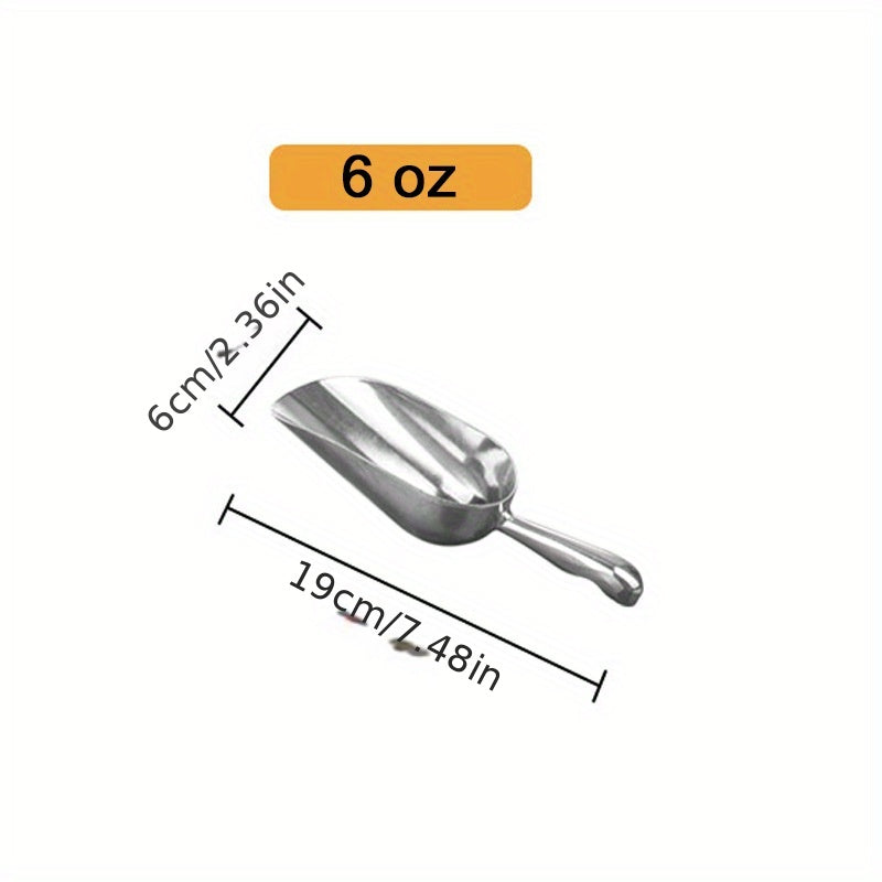 Aluminum Alloy Ice Scoop Kitchen Shovel Tea Flour Coffee Bean Food Scooper