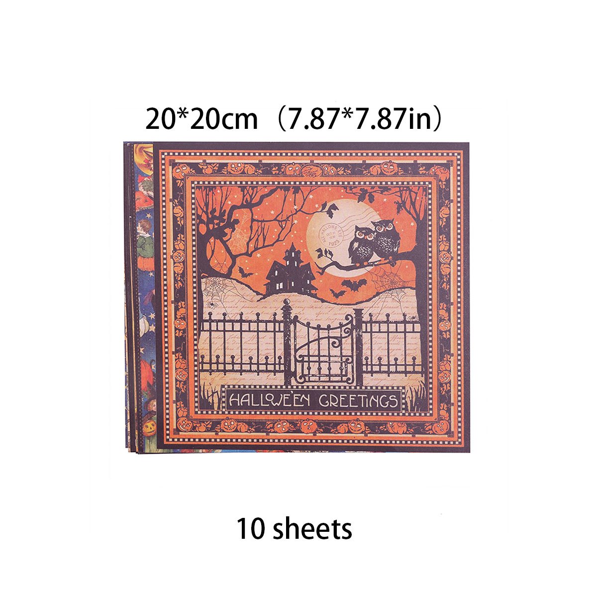 Large Fantasy Halloween Stickers for Kids' Projects
