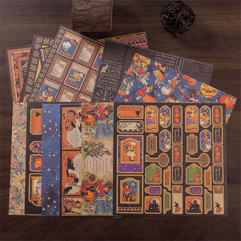 Large Fantasy Halloween Stickers for Kids' Projects