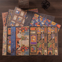 Large Fantasy Halloween Stickers for Kids' Projects