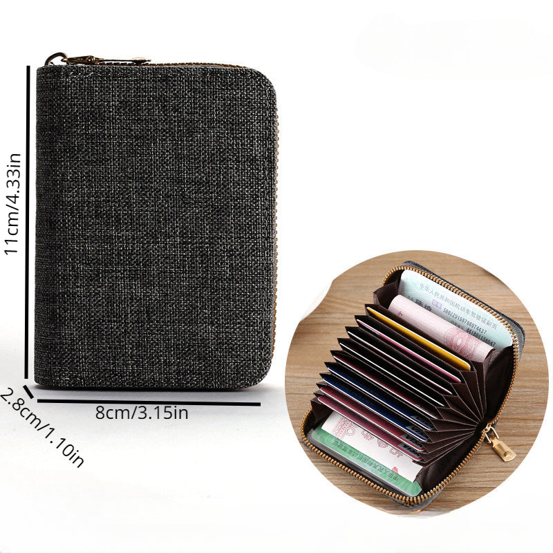 Card Slots Card Holder Portable Wallet & Coin Purse